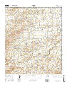 Foster Ranch New Mexico Current topographic map, 1:24000 scale, 7.5 X 7.5 Minute, Year 2017