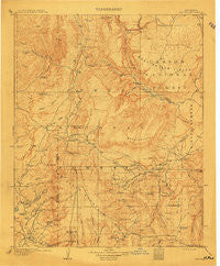 Gallina New Mexico Historical topographic map, 1:125000 scale, 30 X 30 Minute, Year 1909