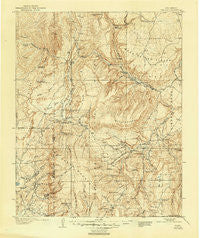 Gallina New Mexico Historical topographic map, 1:125000 scale, 30 X 30 Minute, Year 1909