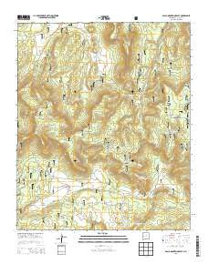 Gallo Mountains East New Mexico Historical topographic map, 1:24000 scale, 7.5 X 7.5 Minute, Year 2013
