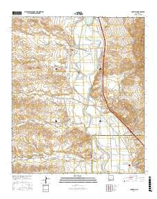 Garfield New Mexico Current topographic map, 1:24000 scale, 7.5 X 7.5 Minute, Year 2017
