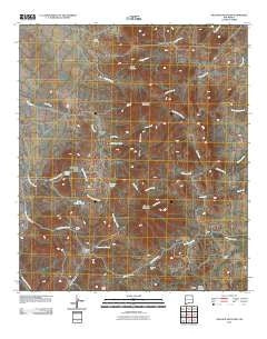 Gillespie Mountain New Mexico Historical topographic map, 1:24000 scale, 7.5 X 7.5 Minute, Year 2010