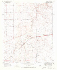 Glenrio New Mexico Historical topographic map, 1:24000 scale, 7.5 X 7.5 Minute, Year 1968