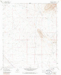 Goat Ridge New Mexico Historical topographic map, 1:24000 scale, 7.5 X 7.5 Minute, Year 1964