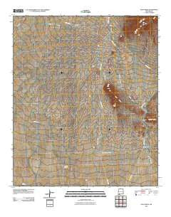 Goat Ridge New Mexico Historical topographic map, 1:24000 scale, 7.5 X 7.5 Minute, Year 2010