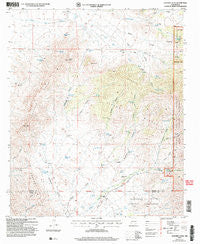 Godfrey Peak New Mexico Historical topographic map, 1:24000 scale, 7.5 X 7.5 Minute, Year 2004