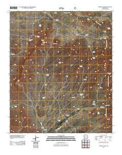 Godfrey Peak New Mexico Historical topographic map, 1:24000 scale, 7.5 X 7.5 Minute, Year 2011