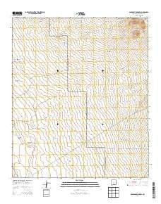 Goldenburg Draw New Mexico Historical topographic map, 1:24000 scale, 7.5 X 7.5 Minute, Year 2013