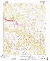 Gomez Ranch New Mexico Historical topographic map, 1:24000 scale, 7.5 X 7.5 Minute, Year 1954