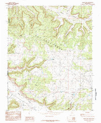 Gould Pass New Mexico Historical topographic map, 1:24000 scale, 7.5 X 7.5 Minute, Year 1985