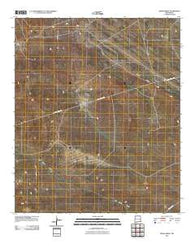 Grama Ridge New Mexico Historical topographic map, 1:24000 scale, 7.5 X 7.5 Minute, Year 2010