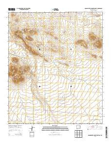 Grandmother Mountain East New Mexico Historical topographic map, 1:24000 scale, 7.5 X 7.5 Minute, Year 2013