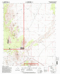 Granite Mountain New Mexico Historical topographic map, 1:24000 scale, 7.5 X 7.5 Minute, Year 1995