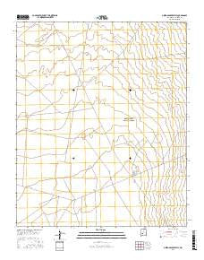 Greens Baber Well New Mexico Current topographic map, 1:24000 scale, 7.5 X 7.5 Minute, Year 2017