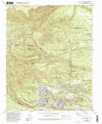 Guaje Mountain New Mexico Historical topographic map, 1:24000 scale, 7.5 X 7.5 Minute, Year 1984