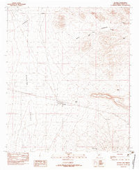 Hachita New Mexico Historical topographic map, 1:24000 scale, 7.5 X 7.5 Minute, Year 1982