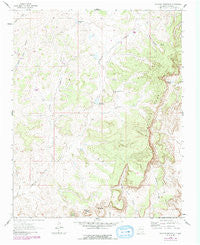 Headcut Reservoir New Mexico Historical topographic map, 1:24000 scale, 7.5 X 7.5 Minute, Year 1961