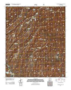 Hendricks Peak New Mexico Historical topographic map, 1:24000 scale, 7.5 X 7.5 Minute, Year 2011