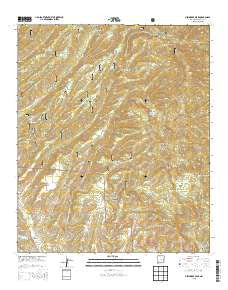 Hendricks Peak New Mexico Historical topographic map, 1:24000 scale, 7.5 X 7.5 Minute, Year 2013