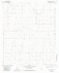 Hillburn City SW New Mexico Historical topographic map, 1:24000 scale, 7.5 X 7.5 Minute, Year 1970
