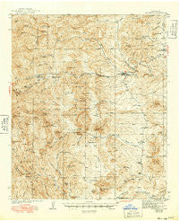 Hillsboro New Mexico Historical topographic map, 1:62500 scale, 15 X 15 Minute, Year 1940