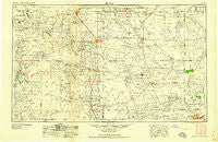 Hobbs New Mexico Historical topographic map, 1:250000 scale, 1 X 2 Degree, Year 1958