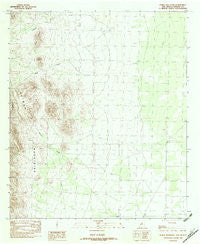 Horse Mountain New Mexico Historical topographic map, 1:24000 scale, 7.5 X 7.5 Minute, Year 1982