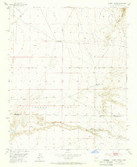 Hubbell Spring New Mexico Historical topographic map, 1:24000 scale, 7.5 X 7.5 Minute, Year 1952