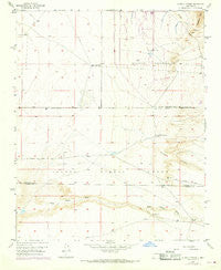 Hubbell Spring New Mexico Historical topographic map, 1:24000 scale, 7.5 X 7.5 Minute, Year 1952
