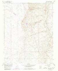 Hugh Lake New Mexico Historical topographic map, 1:24000 scale, 7.5 X 7.5 Minute, Year 1965