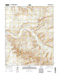 Hunter Wash New Mexico Current topographic map, 1:24000 scale, 7.5 X 7.5 Minute, Year 2013