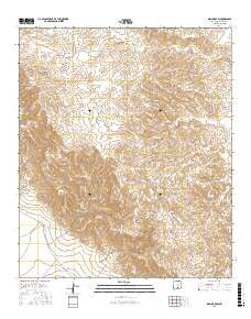 Indian Draw New Mexico Current topographic map, 1:24000 scale, 7.5 X 7.5 Minute, Year 2017