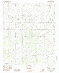 Ironhouse Draw New Mexico Historical topographic map, 1:24000 scale, 7.5 X 7.5 Minute, Year 1985