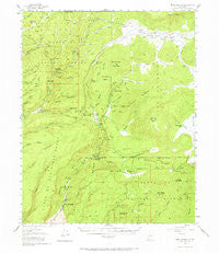 Jemez Springs New Mexico Historical topographic map, 1:62500 scale, 15 X 15 Minute, Year 1952