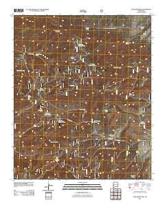 John Kerr Peak New Mexico Historical topographic map, 1:24000 scale, 7.5 X 7.5 Minute, Year 2011