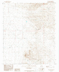 Jug Canyon New Mexico Historical topographic map, 1:24000 scale, 7.5 X 7.5 Minute, Year 1989