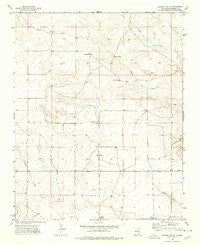 Kansas Valley New Mexico Historical topographic map, 1:24000 scale, 7.5 X 7.5 Minute, Year 1974