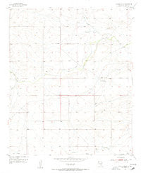 Kincaid Ranch New Mexico Historical topographic map, 1:24000 scale, 7.5 X 7.5 Minute, Year 1955
