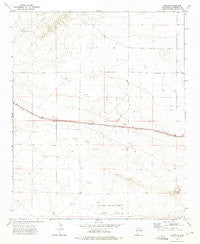 Krider New Mexico Historical topographic map, 1:24000 scale, 7.5 X 7.5 Minute, Year 1973