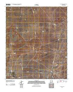L E Ranch New Mexico Historical topographic map, 1:24000 scale, 7.5 X 7.5 Minute, Year 2010