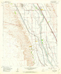 La Mesa New Mexico Historical topographic map, 1:24000 scale, 7.5 X 7.5 Minute, Year 1955