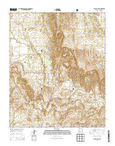 La Jara Peak New Mexico Historical topographic map, 1:24000 scale, 7.5 X 7.5 Minute, Year 2013