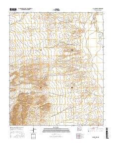 La Joya NW New Mexico Current topographic map, 1:24000 scale, 7.5 X 7.5 Minute, Year 2017