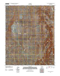 Laguna La Monia New Mexico Historical topographic map, 1:24000 scale, 7.5 X 7.5 Minute, Year 2010