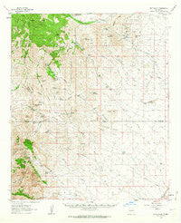 Lake Valley New Mexico Historical topographic map, 1:62500 scale, 15 X 15 Minute, Year 1962