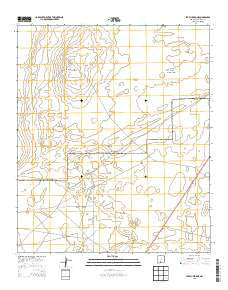 Lake Lucero NE New Mexico Historical topographic map, 1:24000 scale, 7.5 X 7.5 Minute, Year 2013