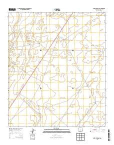 Lake Lucero SE New Mexico Historical topographic map, 1:24000 scale, 7.5 X 7.5 Minute, Year 2013