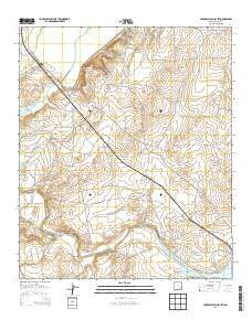 Lake McMillan South New Mexico Historical topographic map, 1:24000 scale, 7.5 X 7.5 Minute, Year 2013