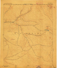 Largo New Mexico Historical topographic map, 1:250000 scale, 1 X 1 Degree, Year 1895