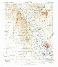 Las Cruces New Mexico Historical topographic map, 1:62500 scale, 15 X 15 Minute, Year 1941
